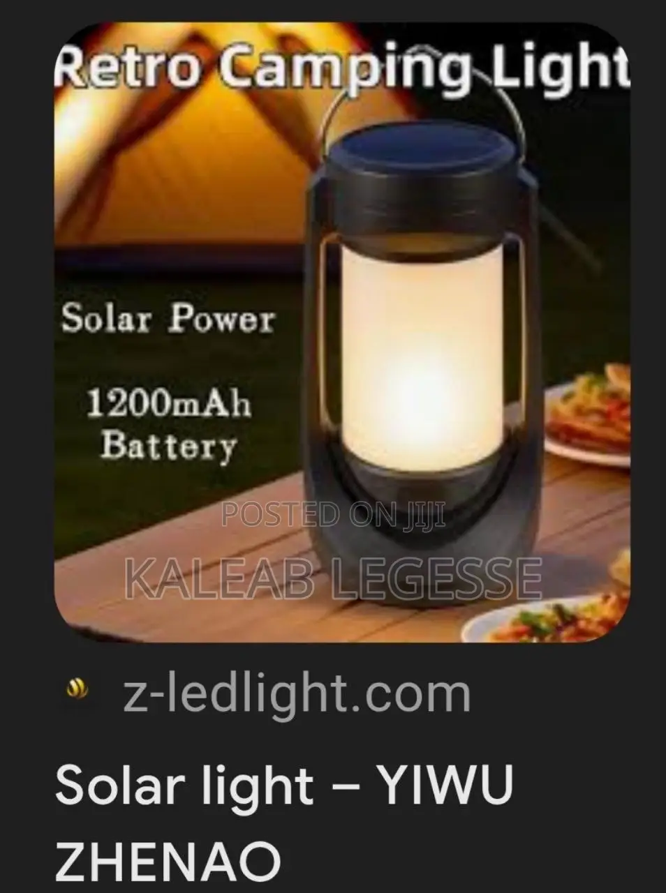 Portable Camping Light