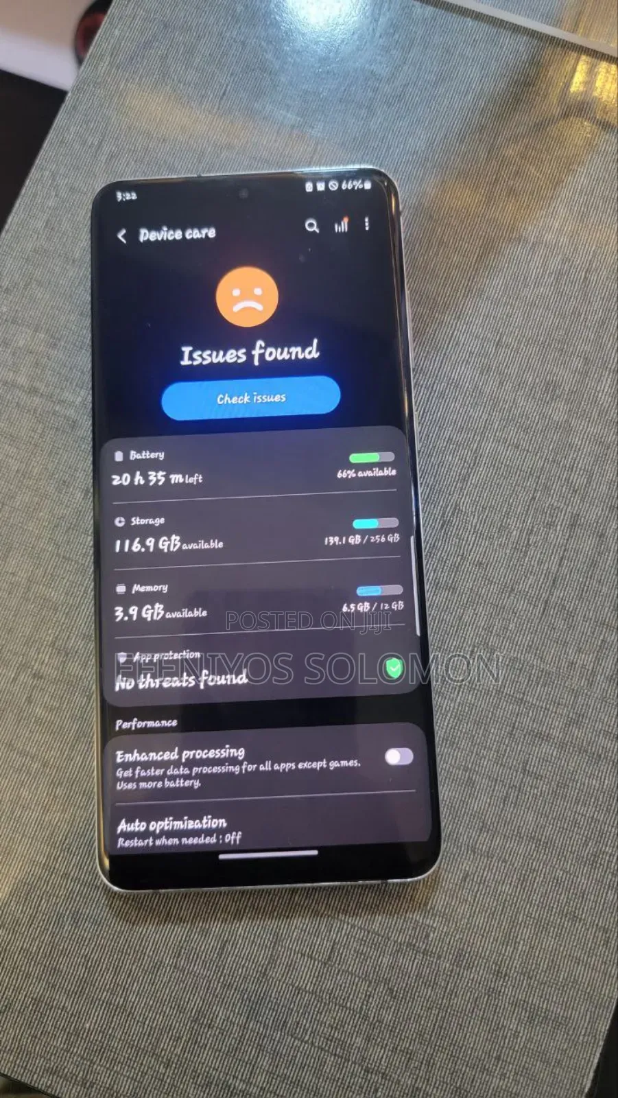 Samsung Galaxy S20 Ultra 256 GB White