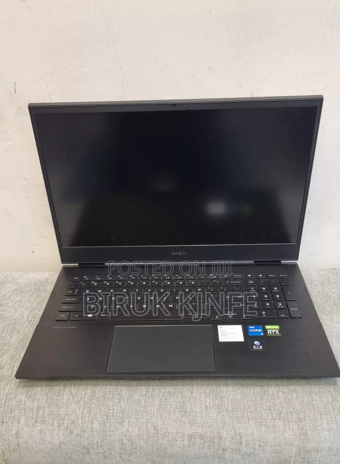 New Laptop HP Omen 15 16GB Intel Core I5 SSD 512GB