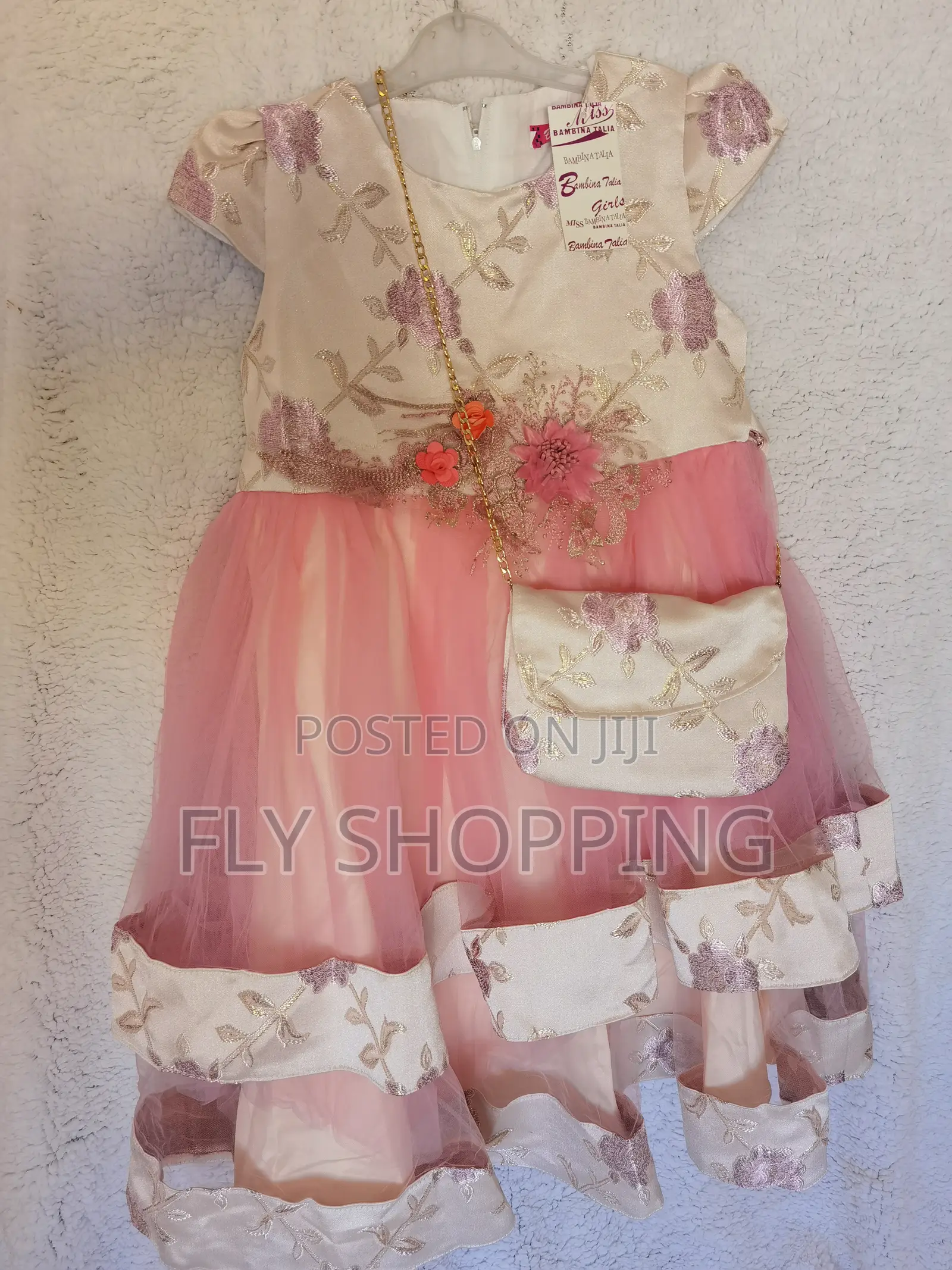 Luxury Princess Kids Dress 3 to 16 Years Old የከፍተኛ ጥራት የፕሪንሰስ ቀሚስ