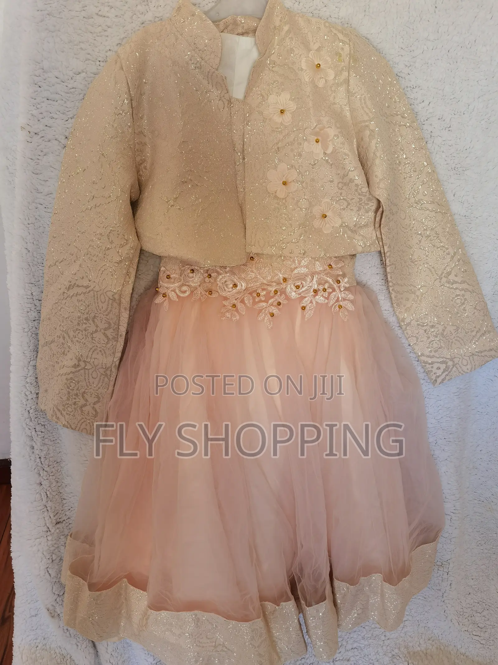 Luxury Princess Kids Dress 3 to 16 Years Old የከፍተኛ ጥራት የፕሪንሰስ ቀሚስ