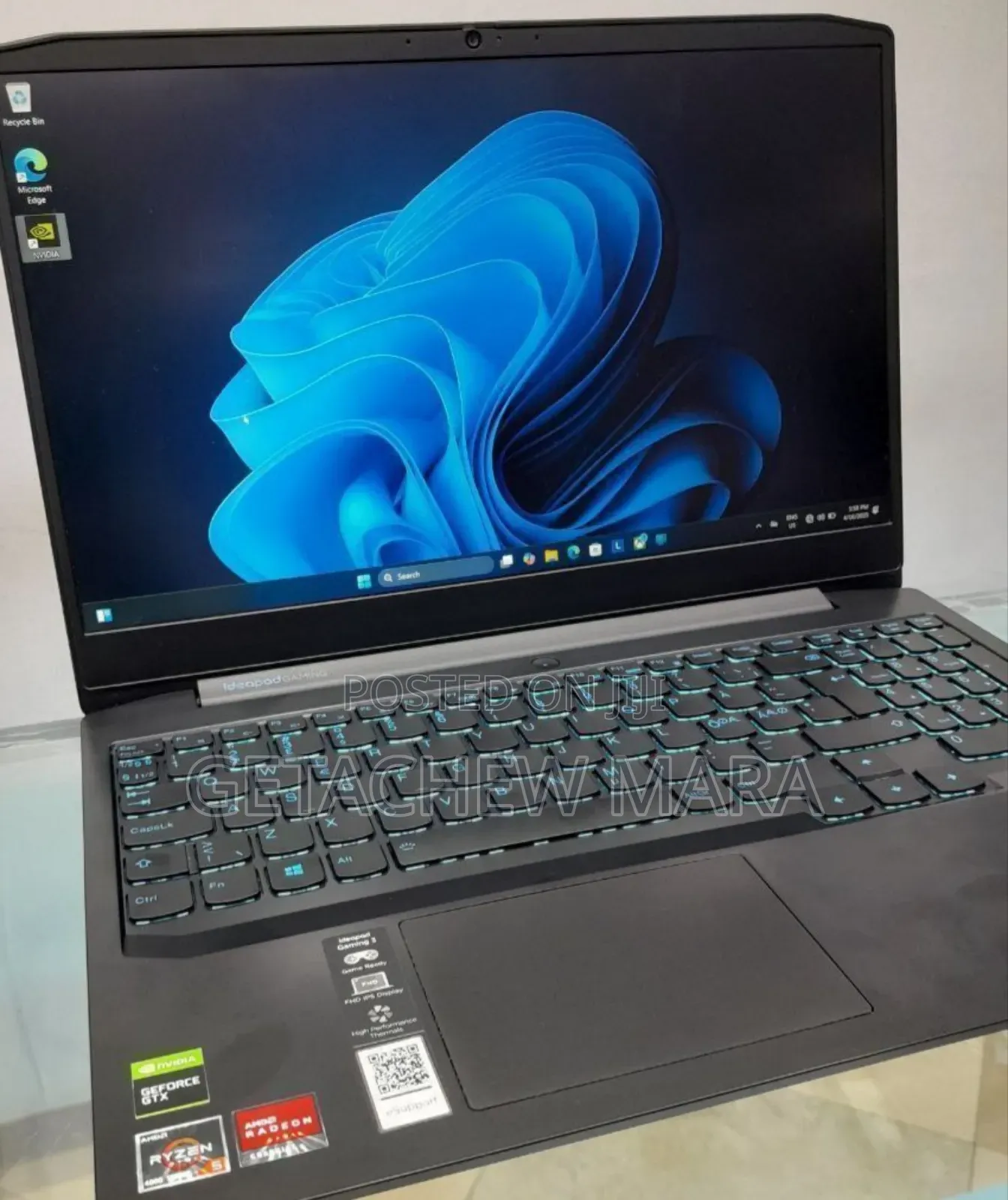 New Laptop Lenovo Ideapad 3 16GB AMD Ryzen 5 SSD 256GB