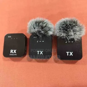 Wireless Dual Microphone Noise Reduction => Type-C+iPhone+Cameras