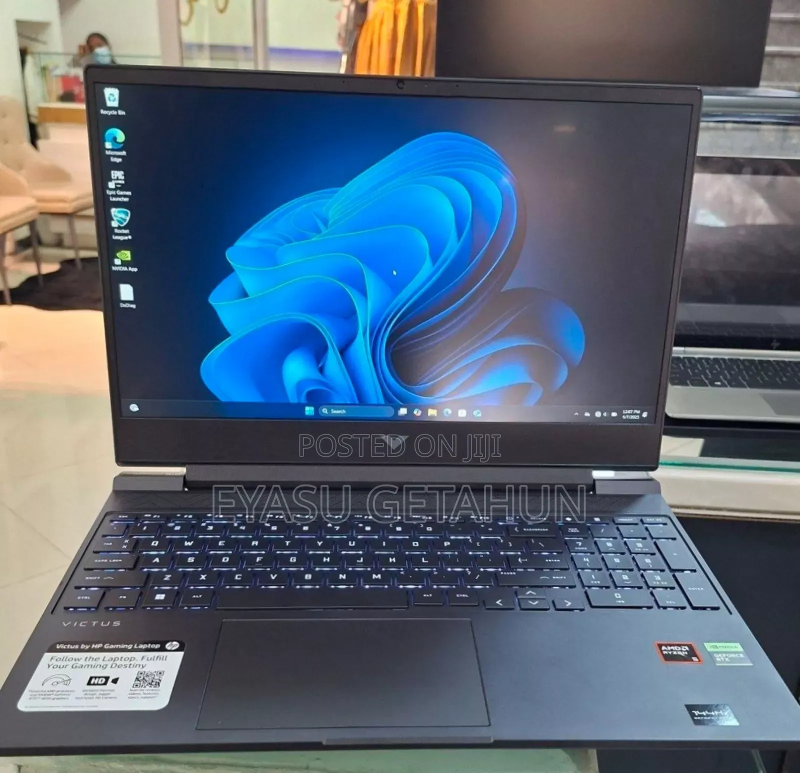 New Laptop HP Victus 16 16GB AMD Ryzen 5 SSD 512GB