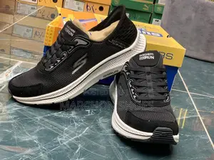 Photo - Skechers Gorun Consistent 2.0 Lace-Up Sneakers (Black/White)