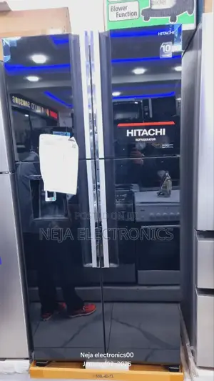 Photo - Hitachi Refrigerator 550-Litters Side by Side 4-Doors Delivery