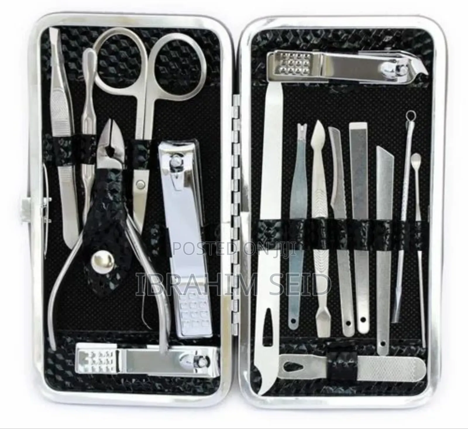 16 PCS Manicure Pedicure Tool Set Nail Clippers Stainless Steel