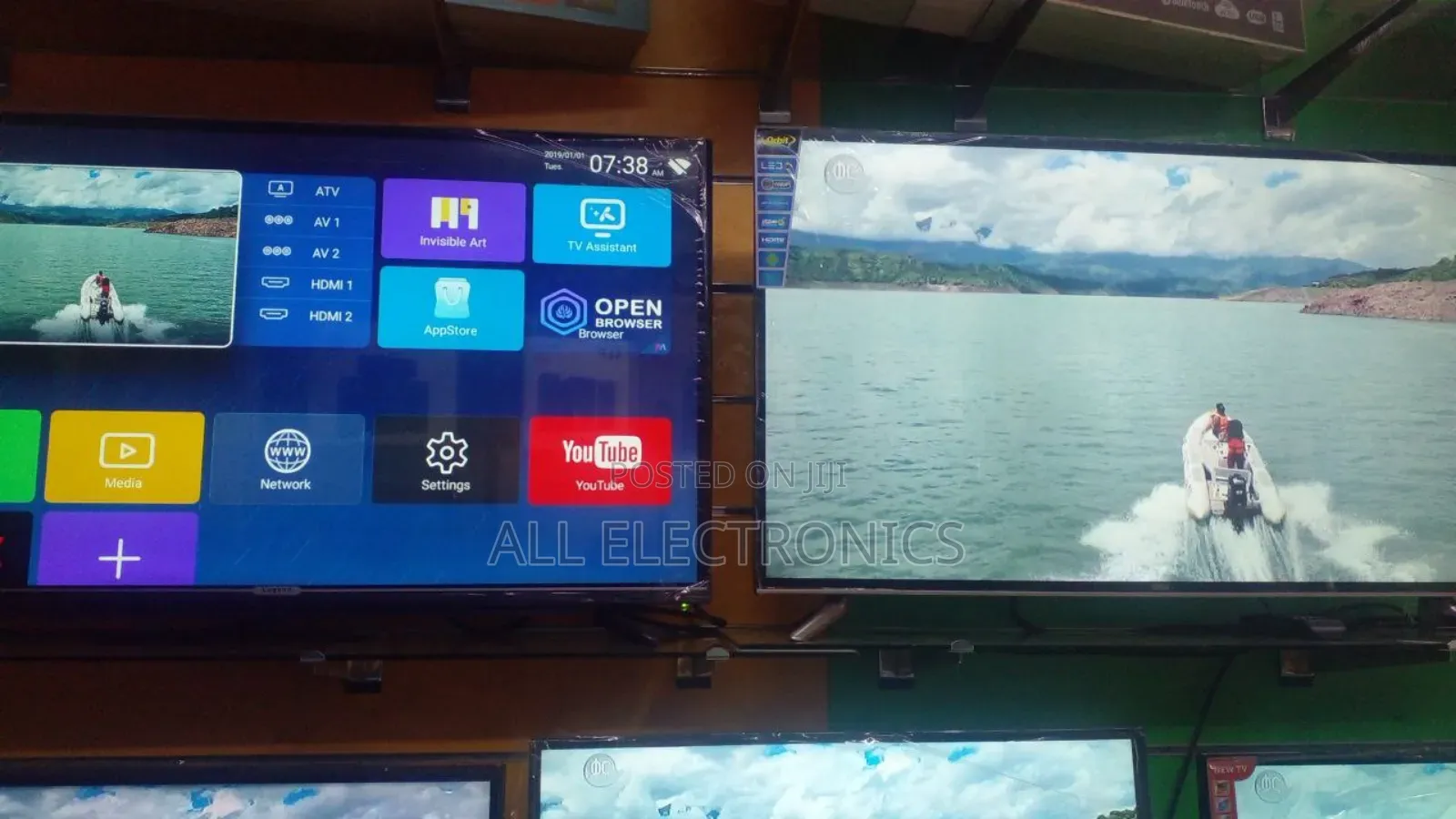 Frameless Screen Tv 43"Inch