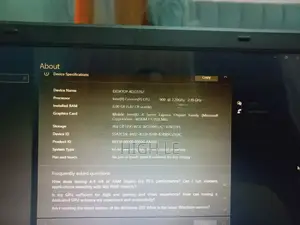 Laptop Toshiba Satellite C655 6GB Intel HDD 500GB