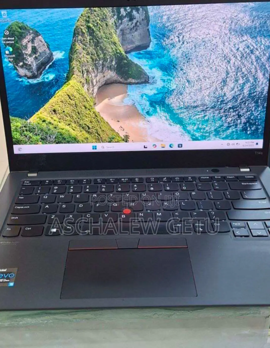 New Laptop Lenovo ThinkPad T14 16GB Intel Core I5 SSD 256GB
