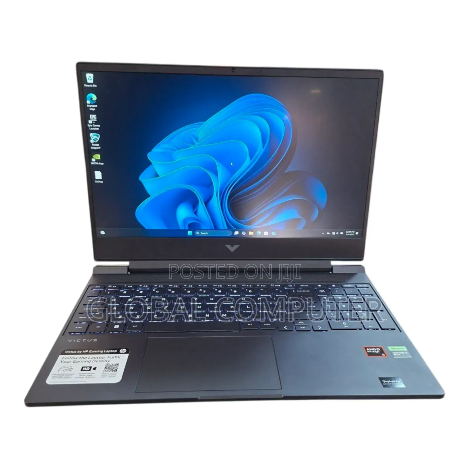 New Laptop HP Victus 16 16GB AMD Ryzen 5 SSD 512GB