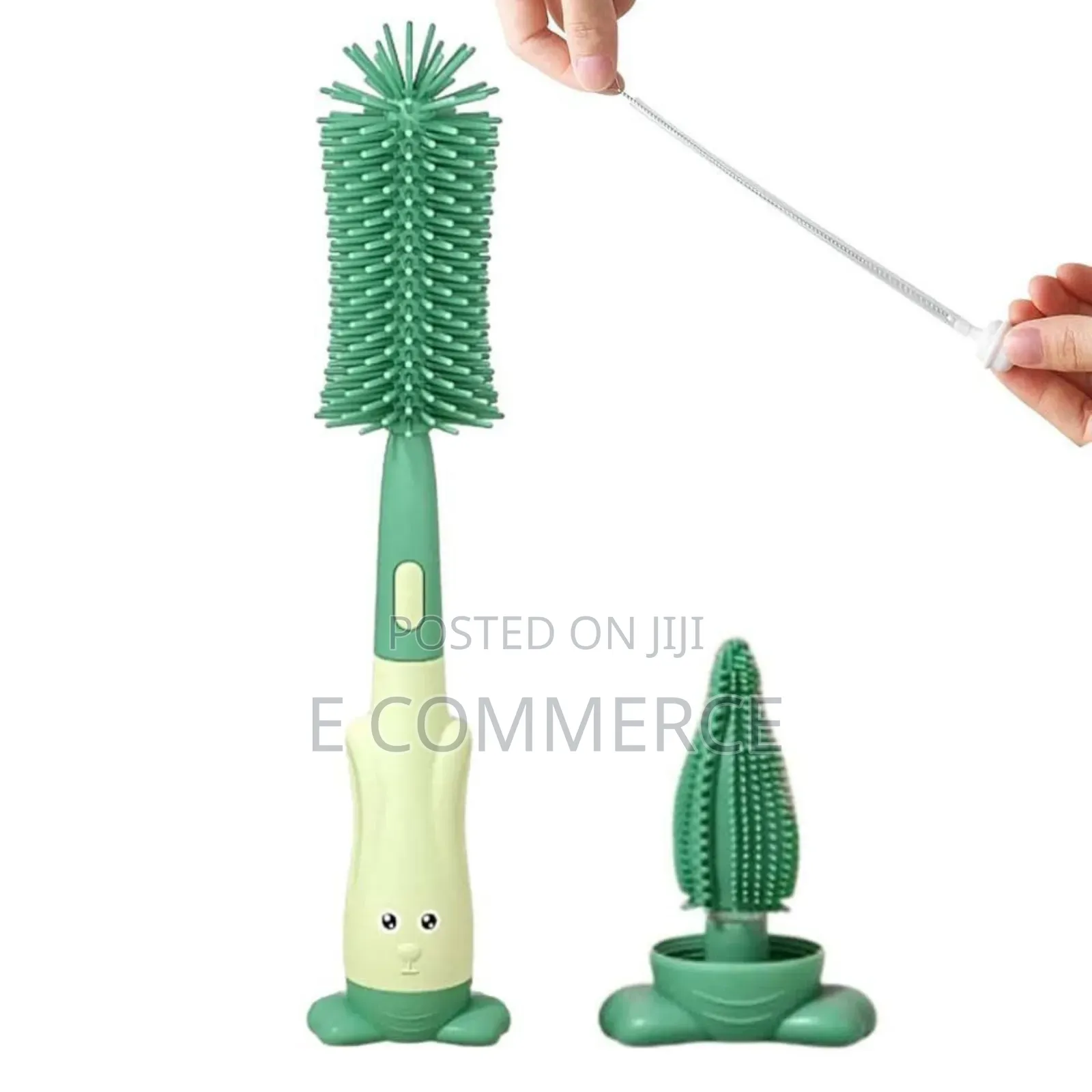 3in1 Silicone Bottle Cleaning Brush
 ሲልክን ጡጦ ብሩሽ
