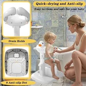 Photo - Baby Shower Stand(6–36 Month)–Super Safe •Anti-slip •4-ring Support