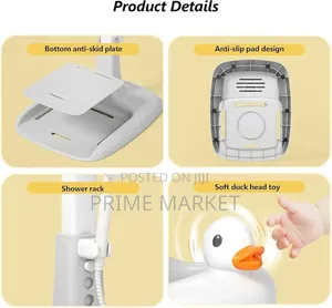 Baby Shower Stand(6–36 Month)–Super Safe •Anti-slip •4-ring Support