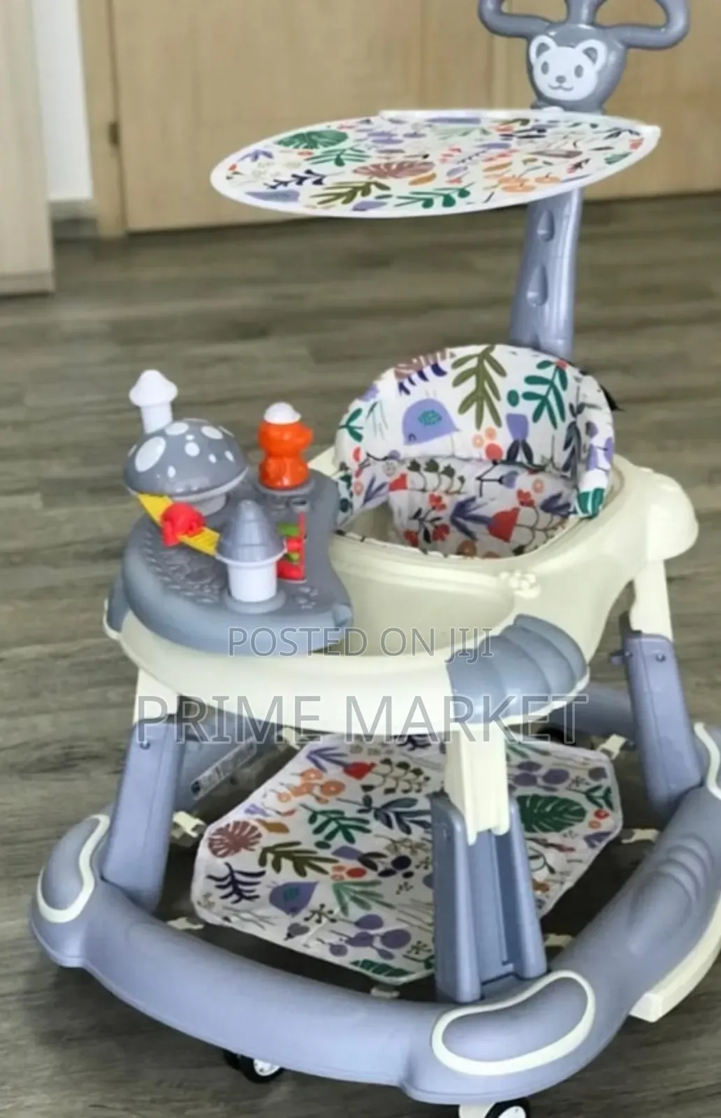 5በ1 ጄሪሎ -ህፃናትን መራመድ ለማስለመድ ,ለማብላት እና ለማጫወት የሚሆን |ከላይ የራሱ ጥላ ያለው ምቹ ጄሪሎ