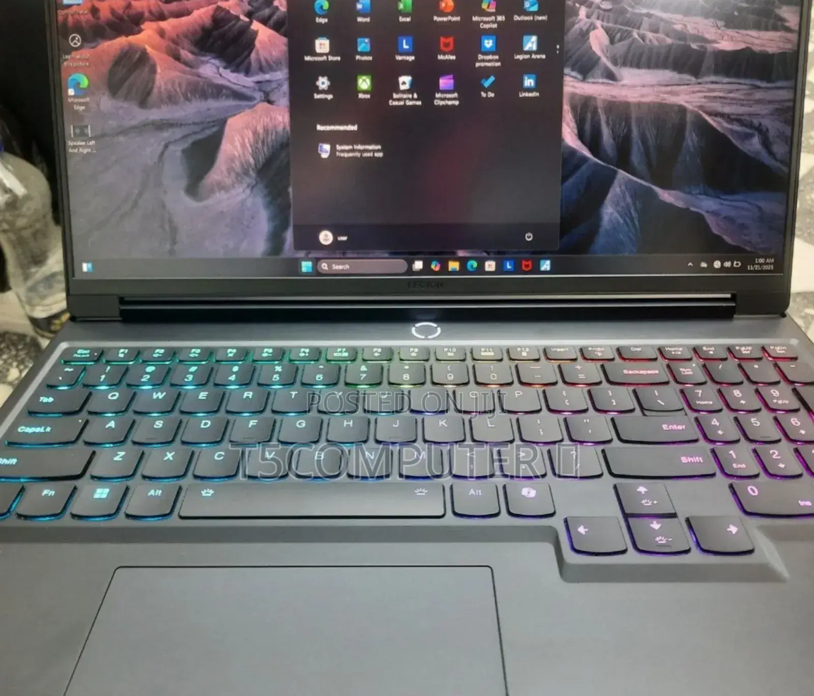 New Laptop Lenovo Legion 7 32GB Intel Core I9 SSD 1T