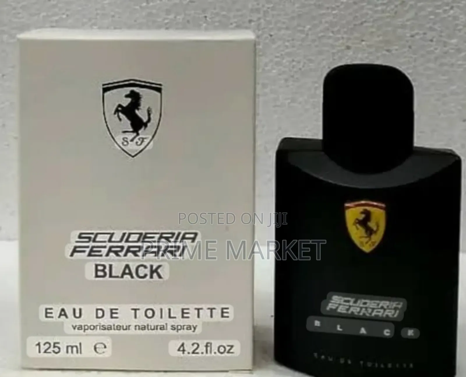 Ferrari Scuderia Black Eau De Toilette for Men125ml Iconic Perfume