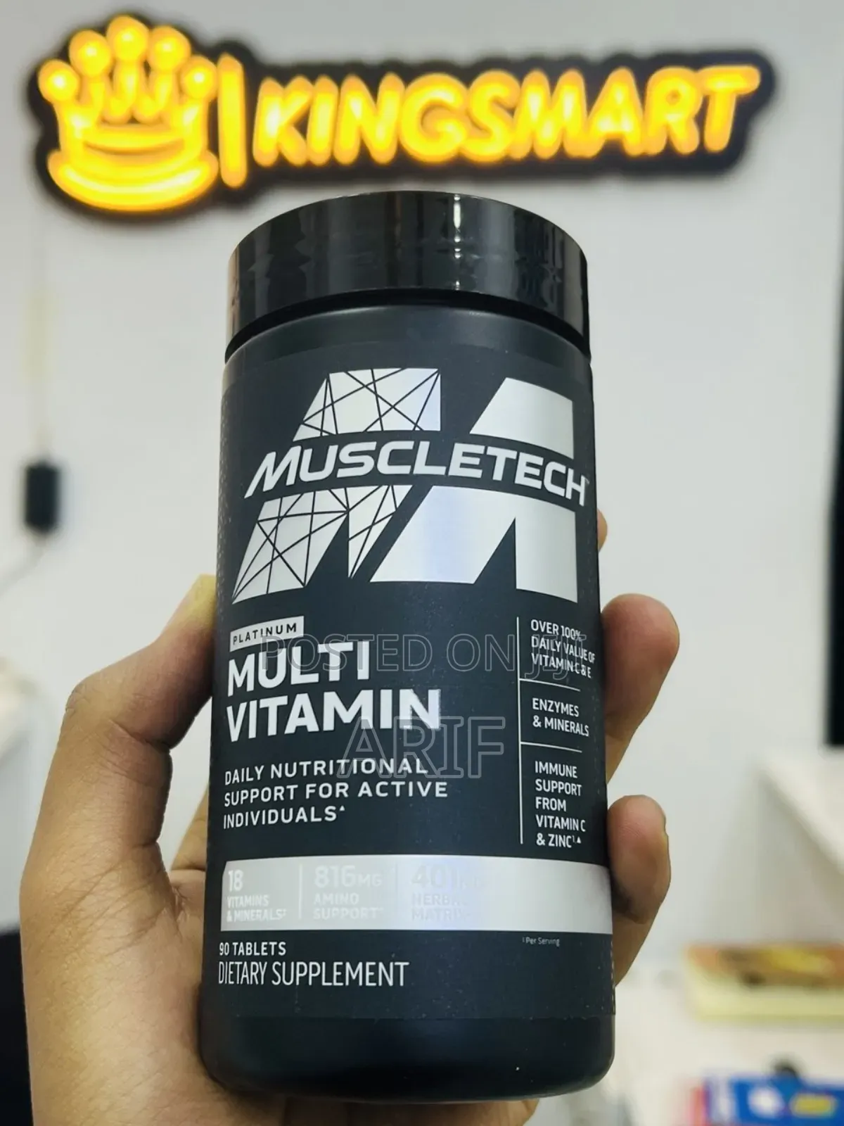 Muscle Tech Platinum Multi Vitamin (Daily Nutritional Support 90tablet