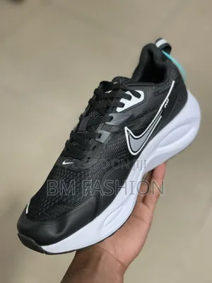 Photo - Nike Black/White Cushioned Running Shoes