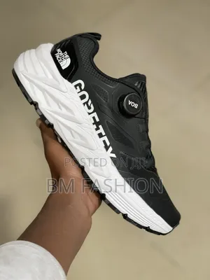 The North-Face Gore-Tex Running Shoes (Black and White)