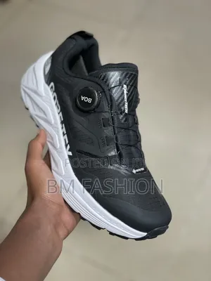 The North-Face Gore-Tex Running Shoes (Black and White)