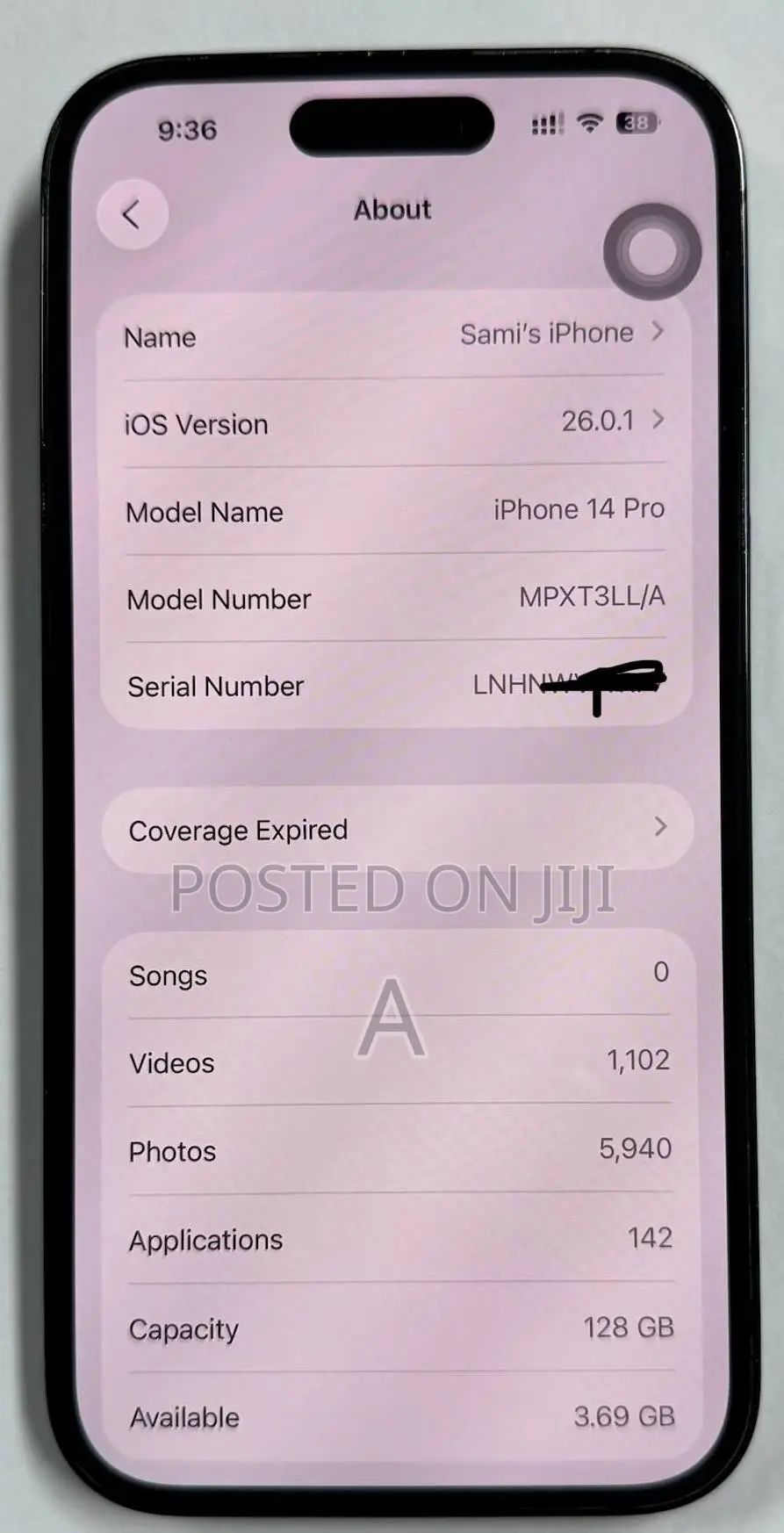 Apple iPhone 14 Pro 128 GB Black