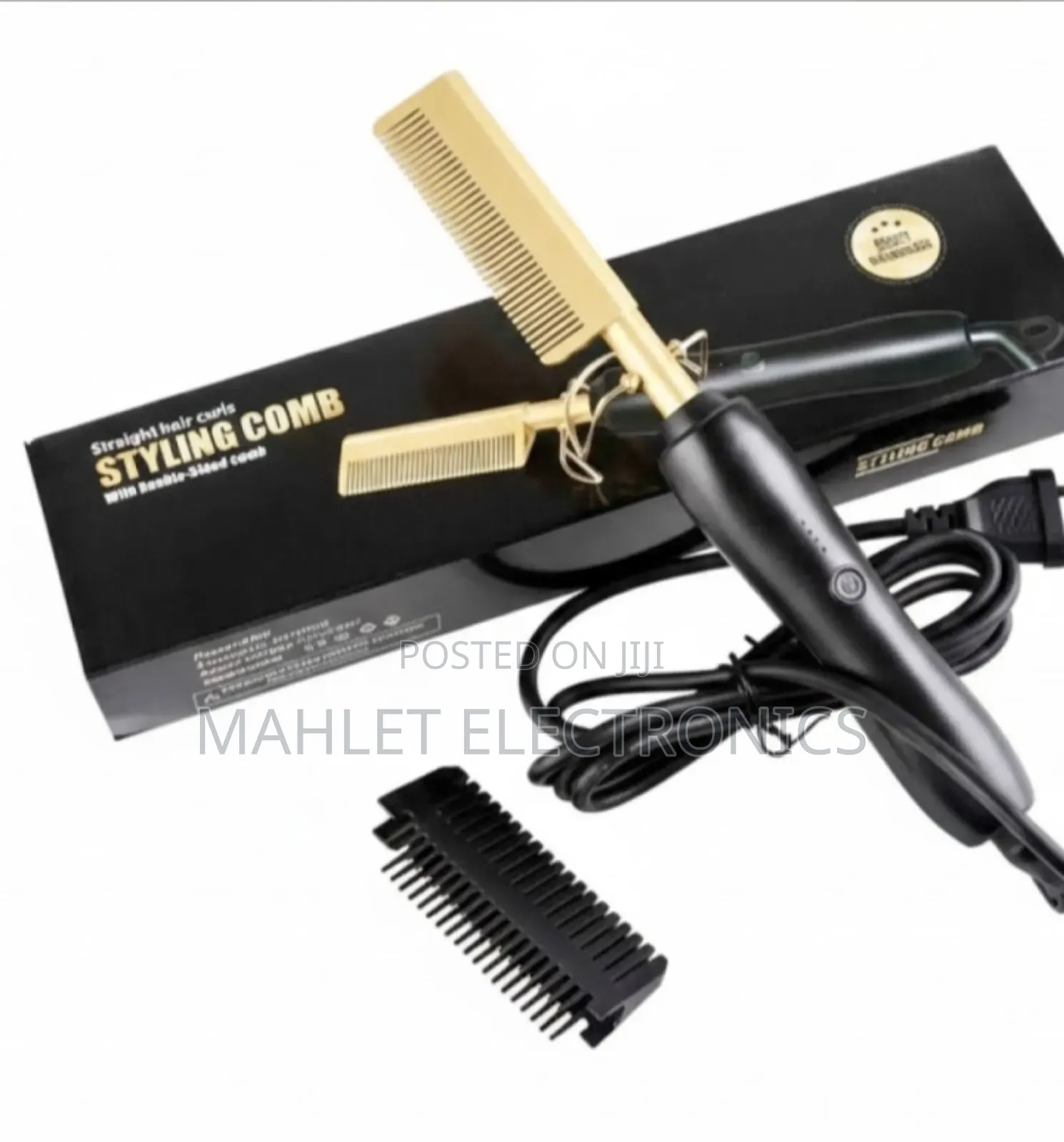 Electric Hot Comb Hair Straightener