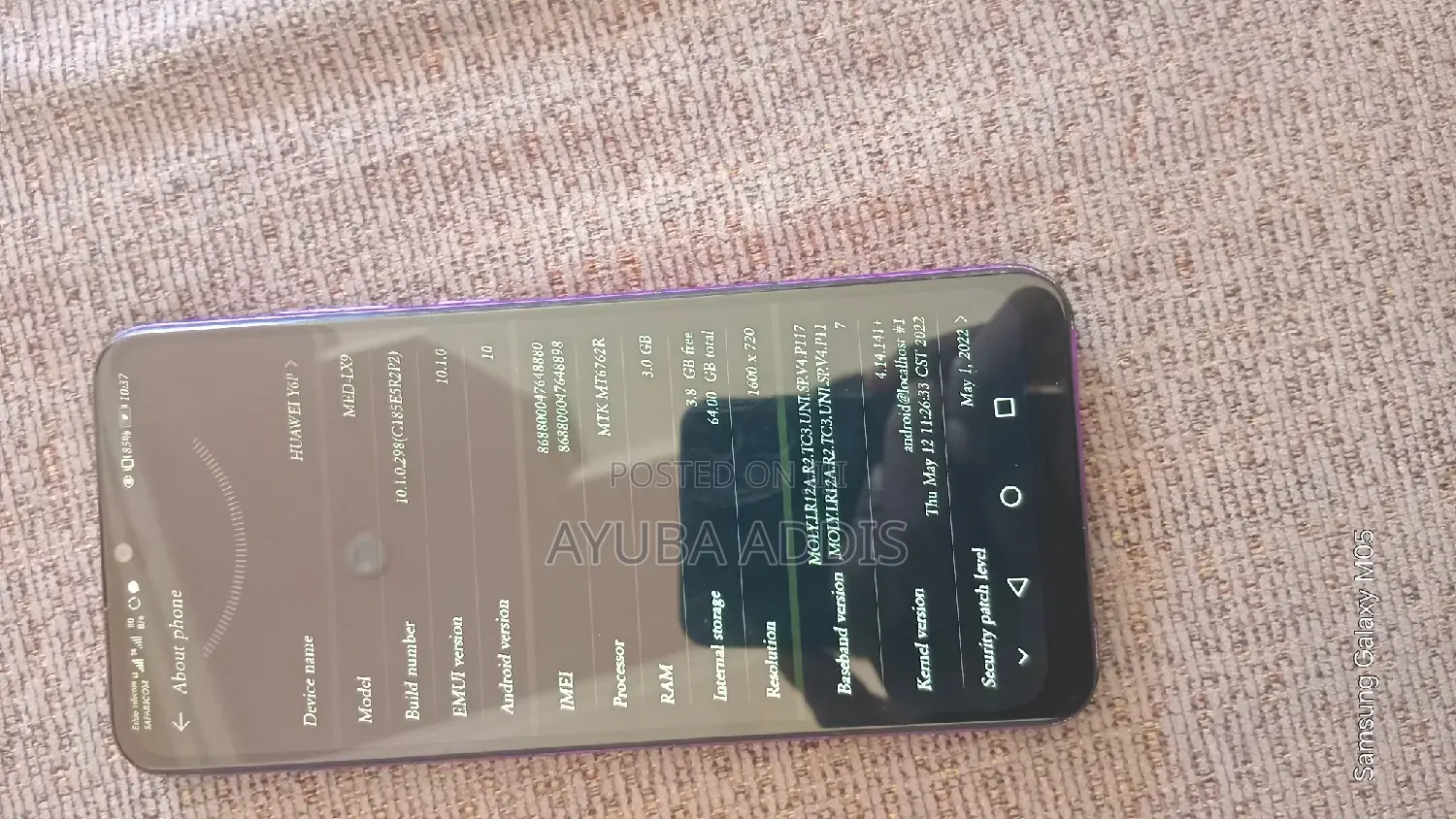 Huawei Y6p 64 GB Purple