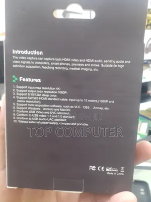  Hdmi Video Capture Card – Full Hd 1080p