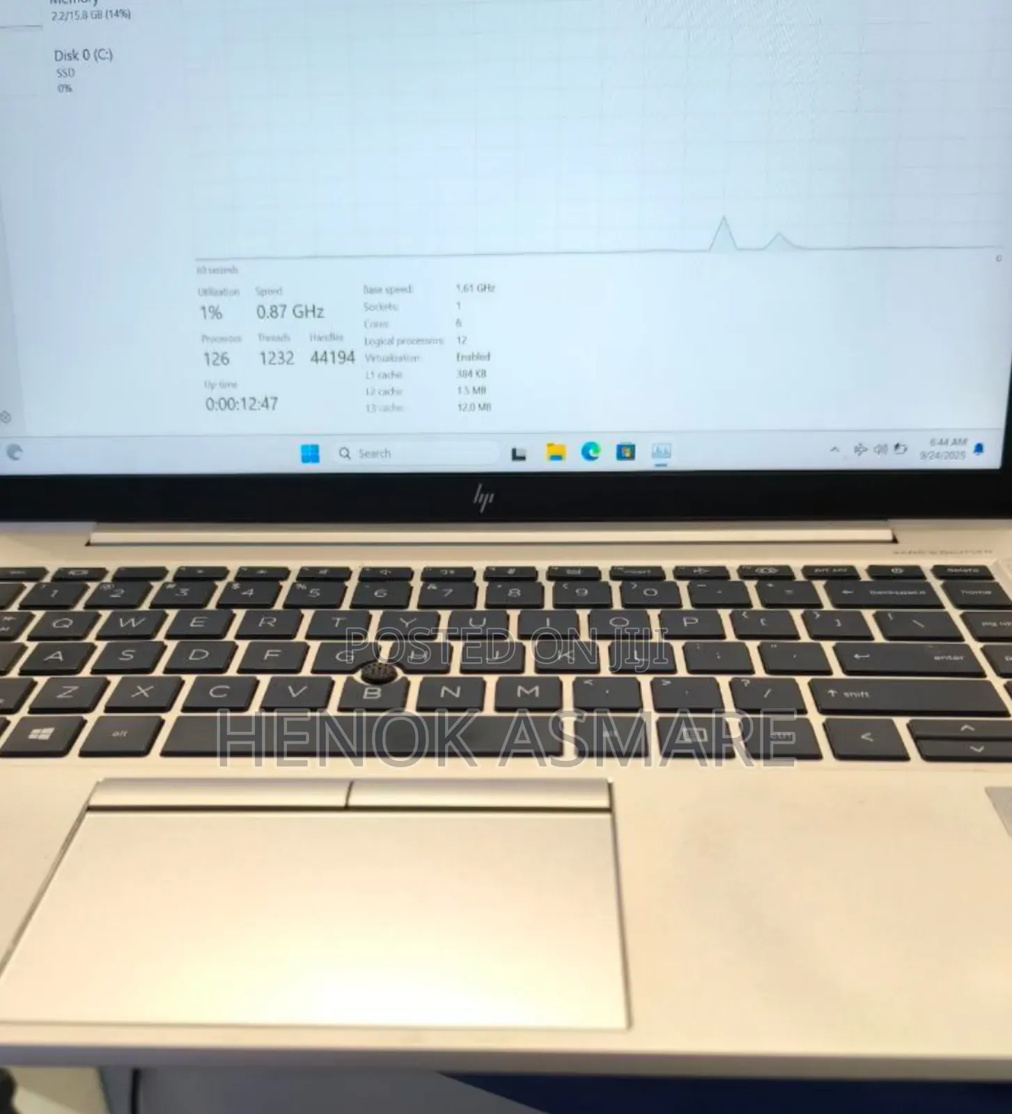 New Laptop HP EliteBook 840 G7 16GB Intel Core I7 SSD 512GB