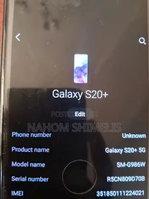 Samsung Galaxy S20+ 5G 128 GB Blue