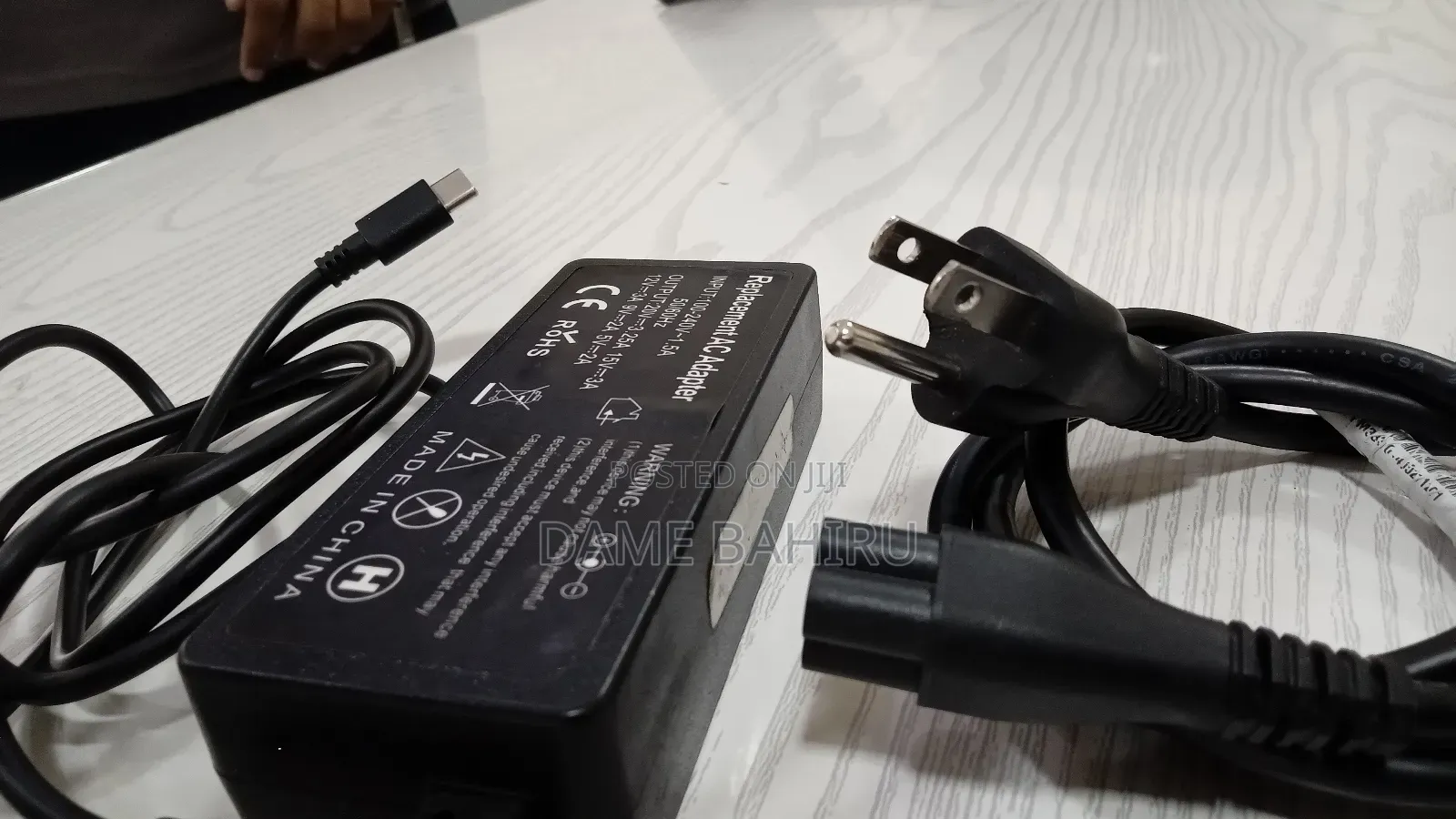 Replacement Ac Multipurpose Adapter65w Type-C Output 20v,15v,12v,9v,5v