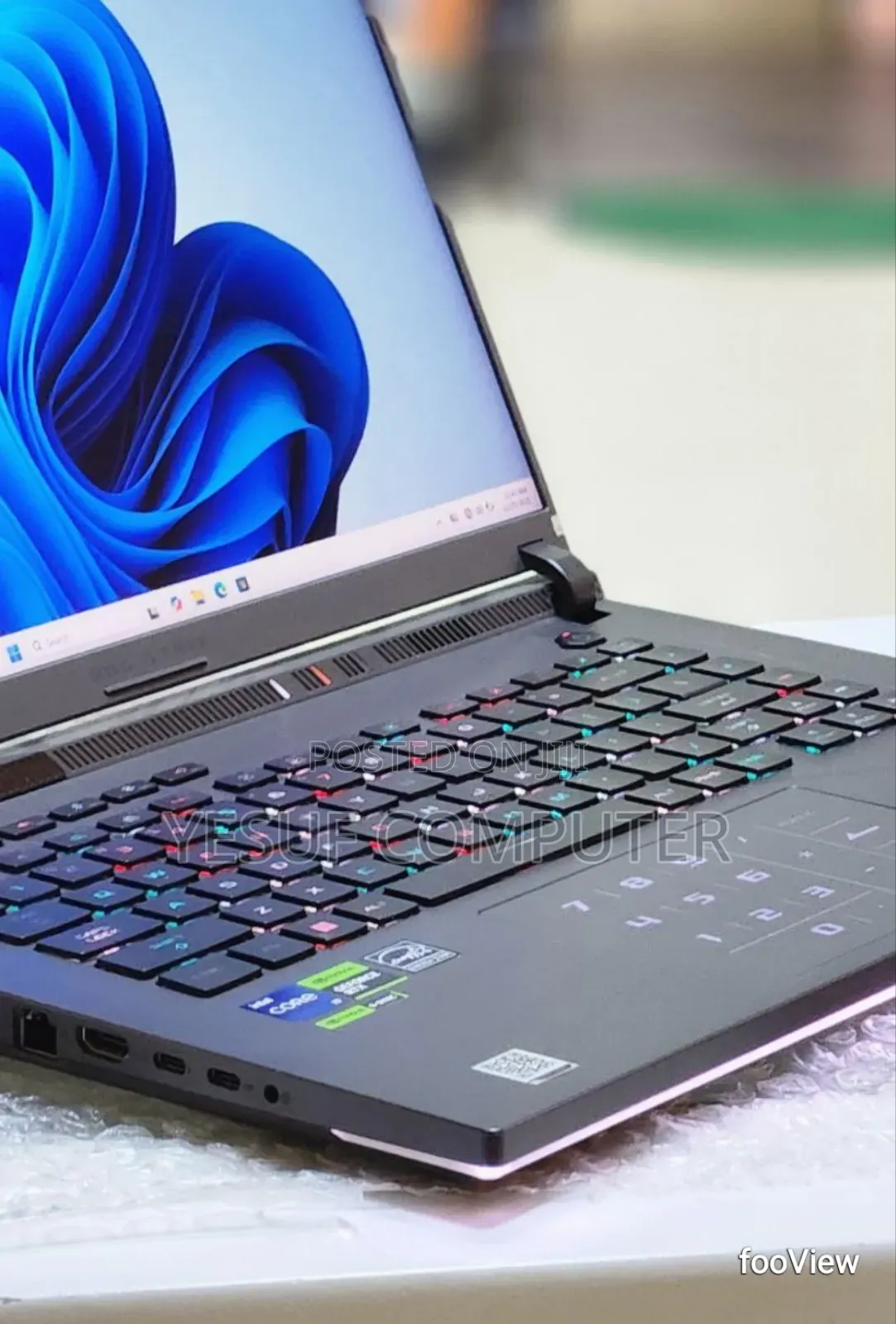 New Laptop Asus ROG Strix G16 G614 32GB Intel Core I9 SSD 1T