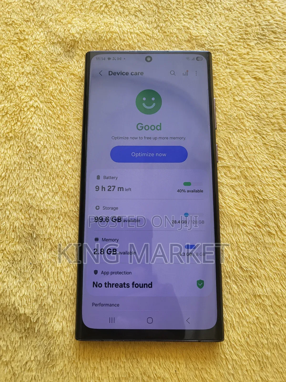 Samsung Galaxy S22 Ultra 128 GB Black