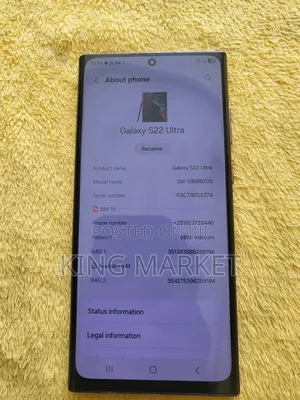 Samsung Galaxy S22 Ultra 128 GB Black