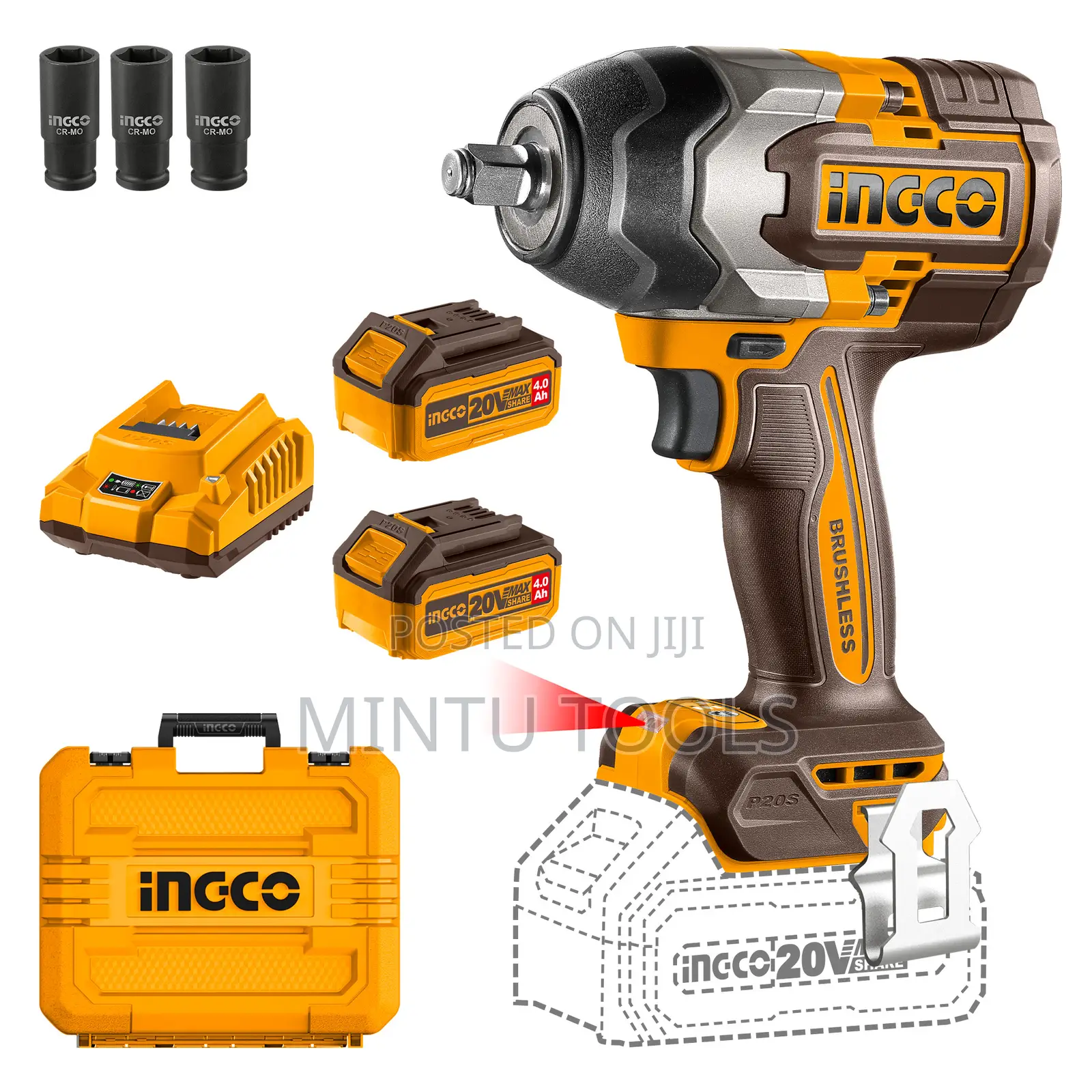 Ingco Impact Wrench 850nm