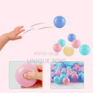 Soft Plastic Mini Ball Pit Balls – 50pcs, 5.5cm