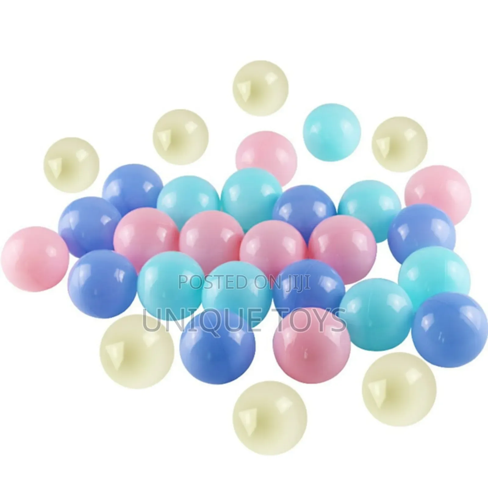 Soft Plastic Mini Ball Pit Balls – 50pcs, 5.5cm