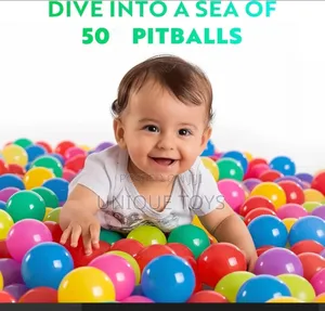  Soft Plastic Mini Ball Pit Balls – 50pcs, 6.5cm 