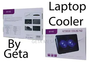 Dual Fan Laptop Cooling Pad - Blue Led, Adjustable Stand, Usb Powered