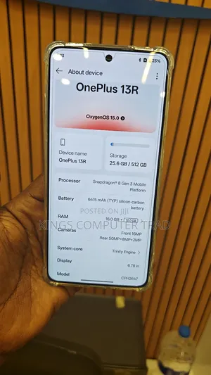 New OnePlus 13R 512 GB Gray