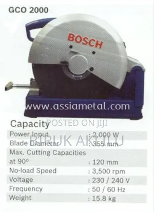 Bosch Gco 2000 Heavy Duty Metalcut-Off Saw