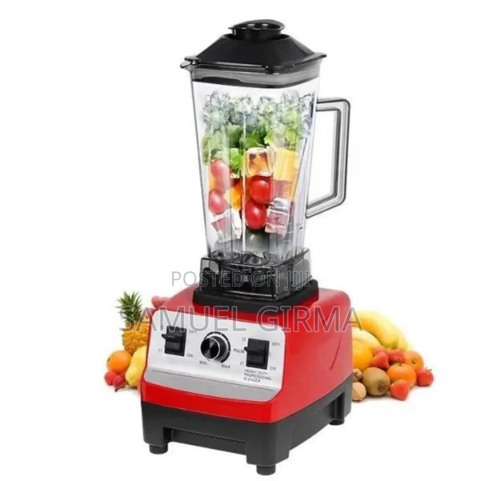 4500w ሀይል እና 7 የፍጥነት አማራጭ ያለውsokany Commercial Blender