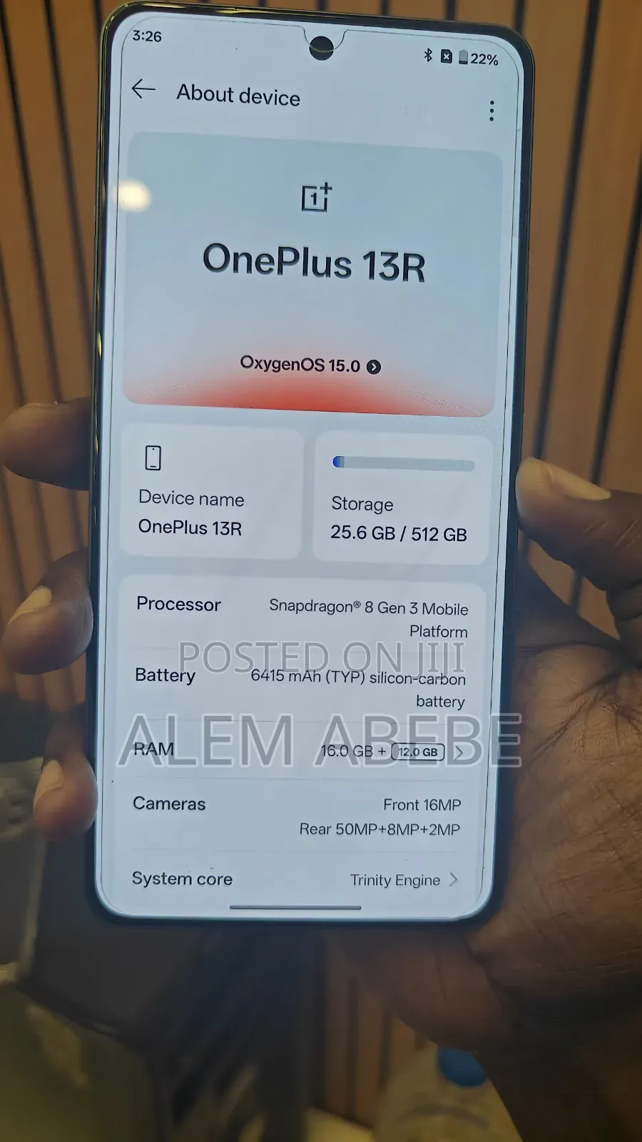 New OnePlus 13R 512 GB Yellow