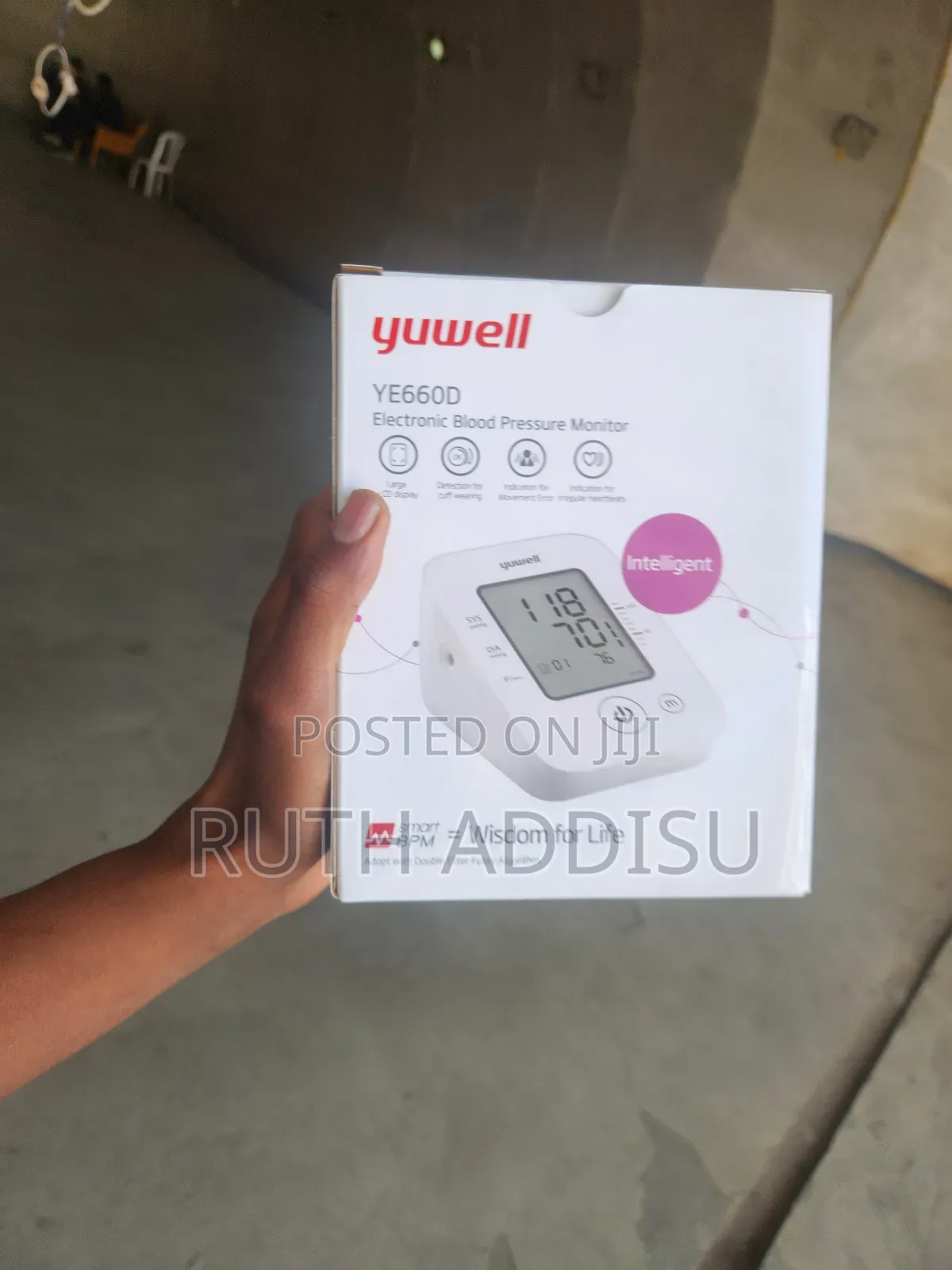 Yuwell Model Ye660d Digital Blood Pressuer Monitor鳵了bp Monitor Digital