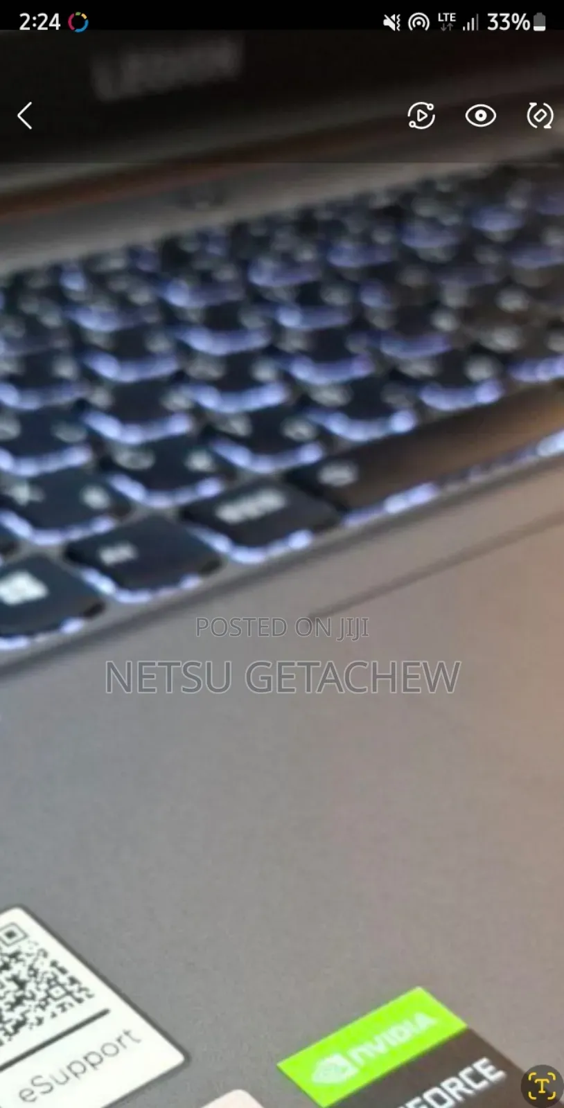 New Laptop Lenovo Legion 5 16GB Intel Core i7 SSD 512GB