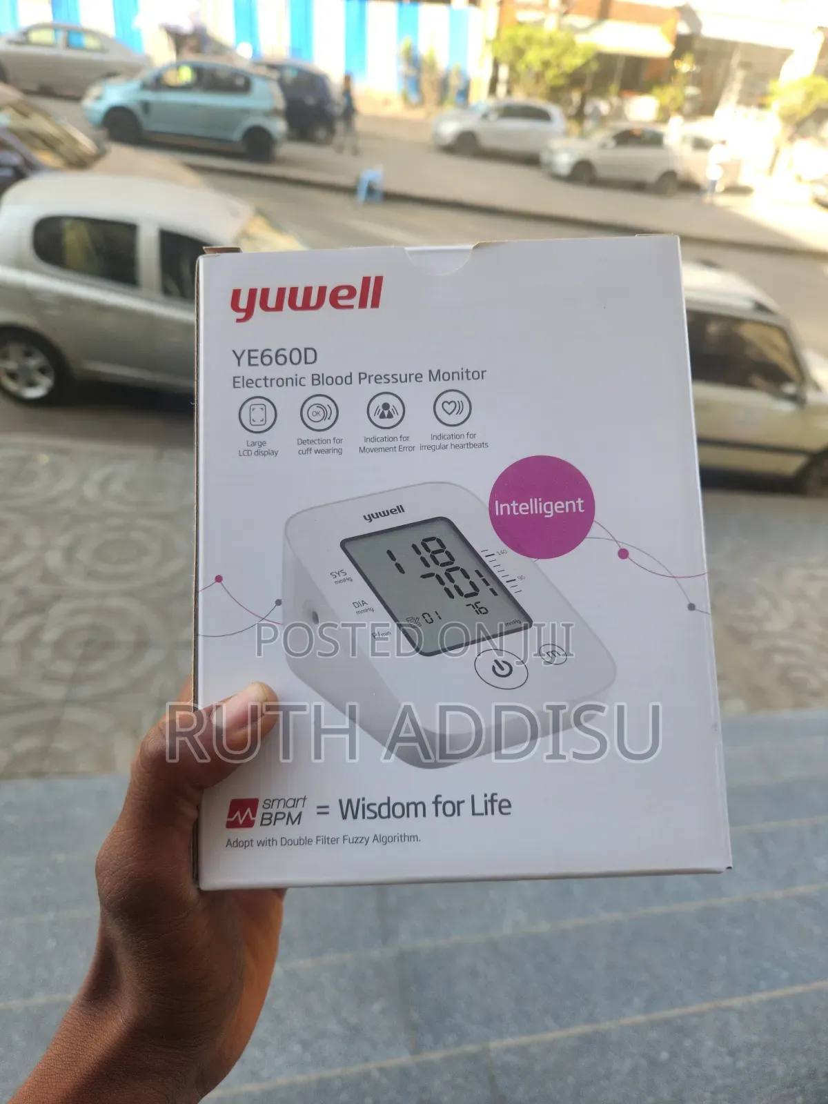 Yuwell Model Ye660d Blood Pressure Monitor寄來digital Pressuer Monitor