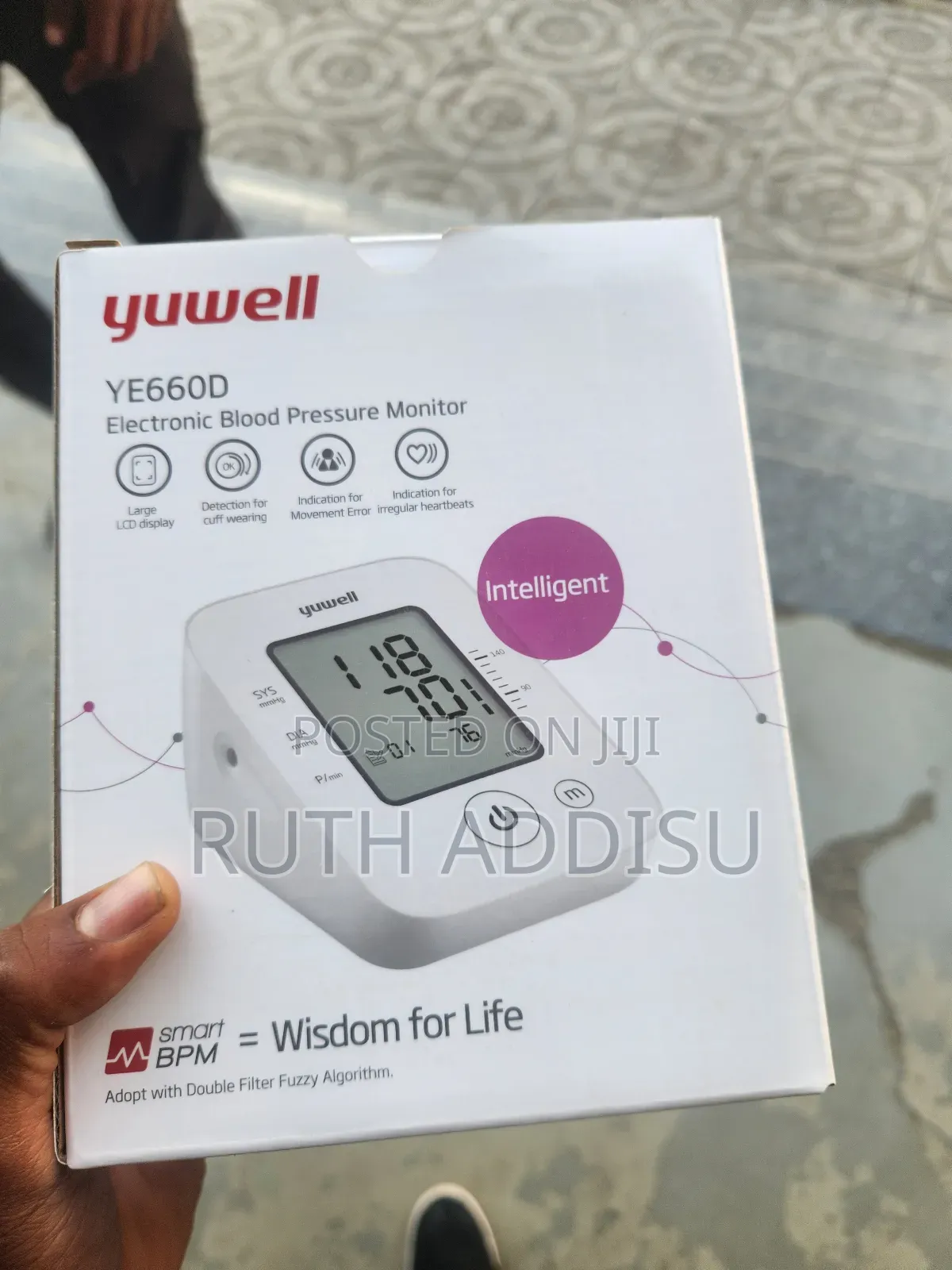 Yuwell Model Ye660d Blood Pressure Monitor軟禁brand New Digital Bp Monit
