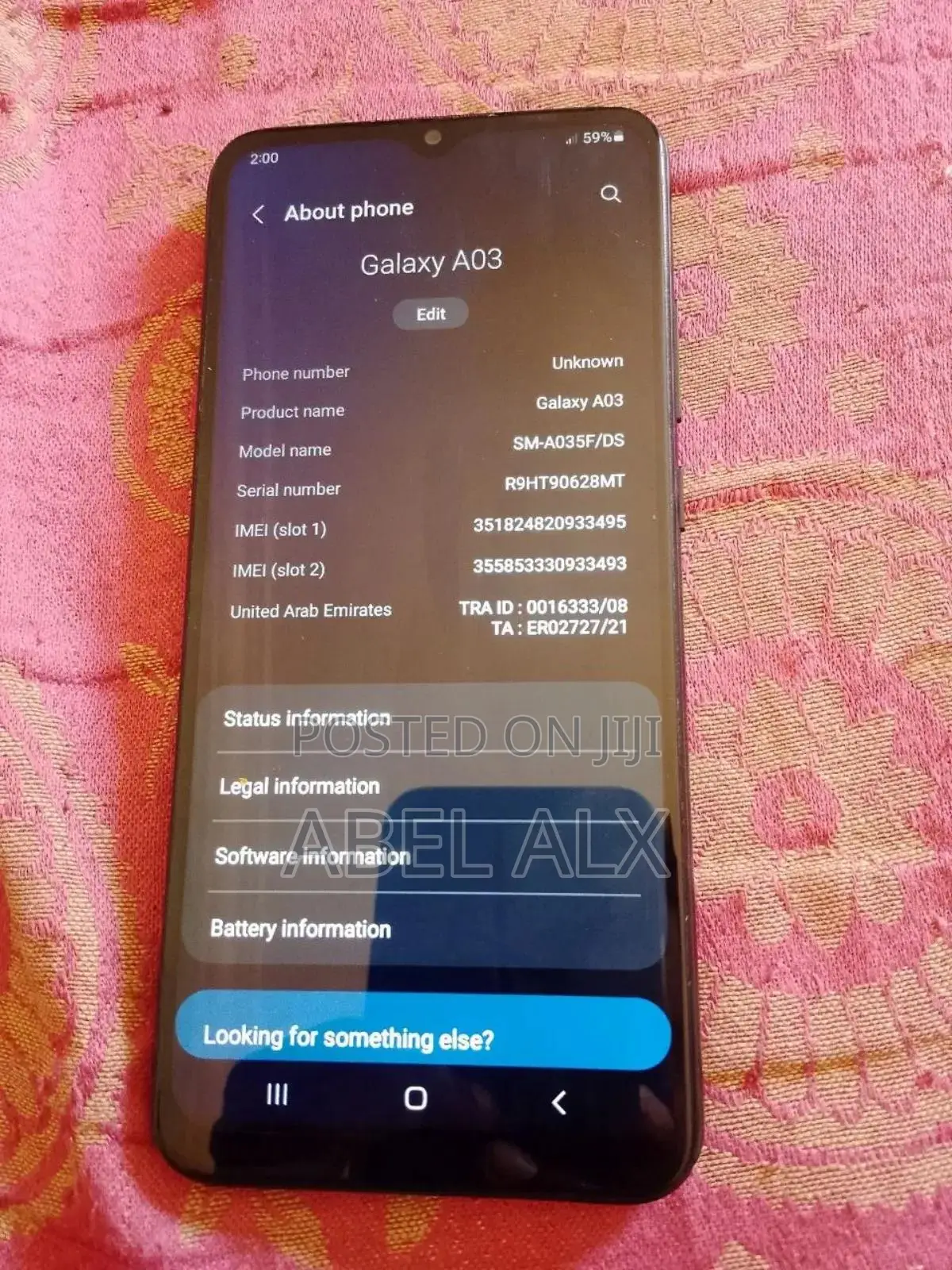 Samsung Galaxy A03 64 GB Black