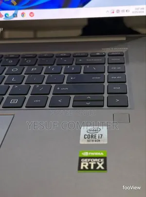 Photo - New Laptop HP ZBook Fury 17 G7 16GB Intel Core I7 SSD 1T